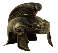 男子用金属探测器找到罗马青铜质头盔